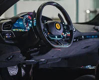 Ferrari 296 GTB — Red, steering wheel