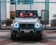 Mercedes-AMG G 63 — Silver, front view