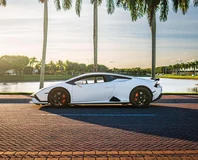 Lamborghini Huracan Tecnica — White, side profile