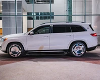 Mercedes-Maybach GLS 600 — White, side profile