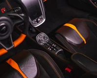 McLaren 570S Spider — Black, center controls